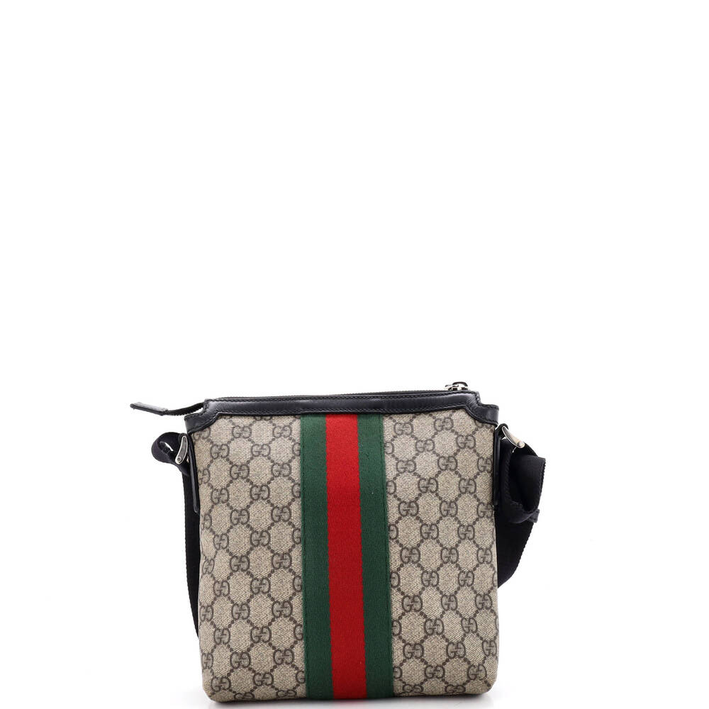 Gucci Web Messenger Bag Gg Coated #266040G76B - Picture 3 of 7